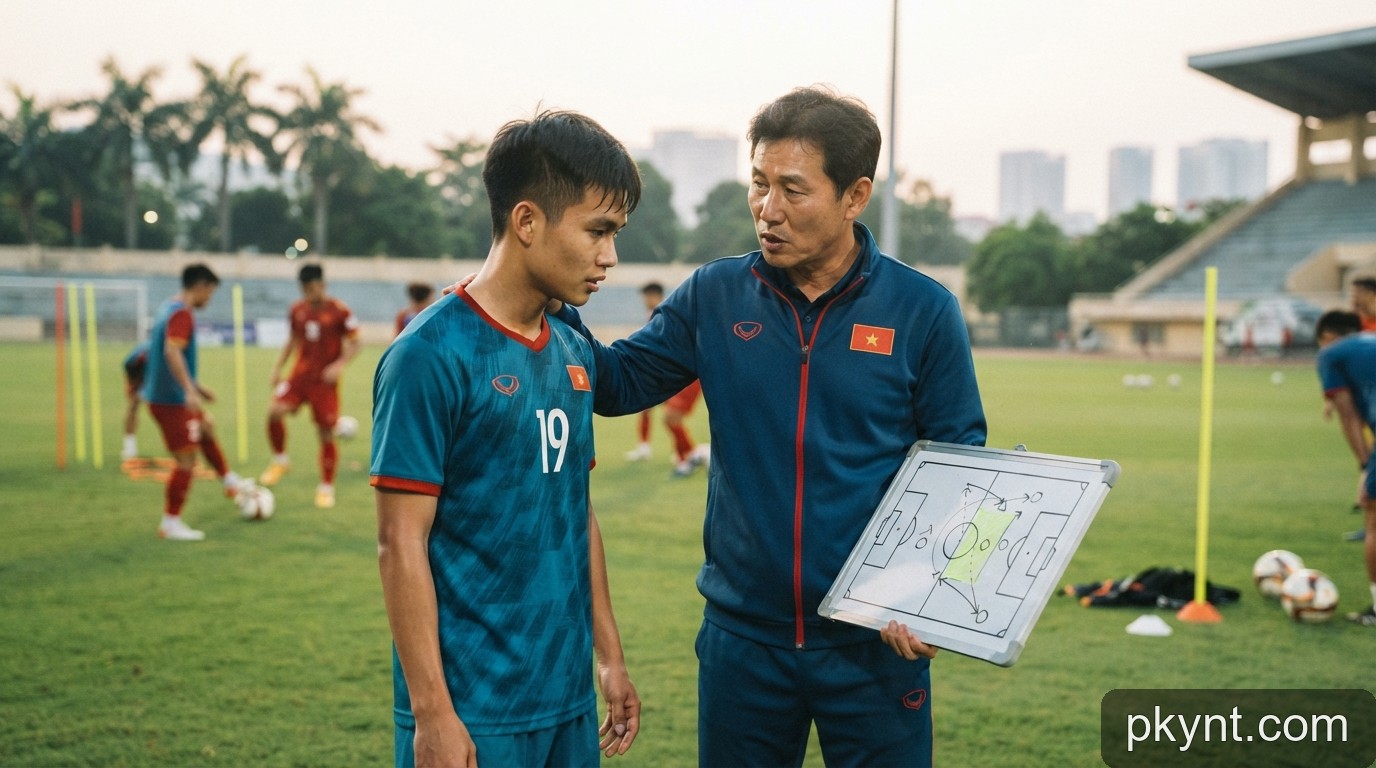 FIFA ASEAN Cup 2026: HLV Kim Sang-sik và bài toán nhân sự sau chấn thương của Thành Chung - 2